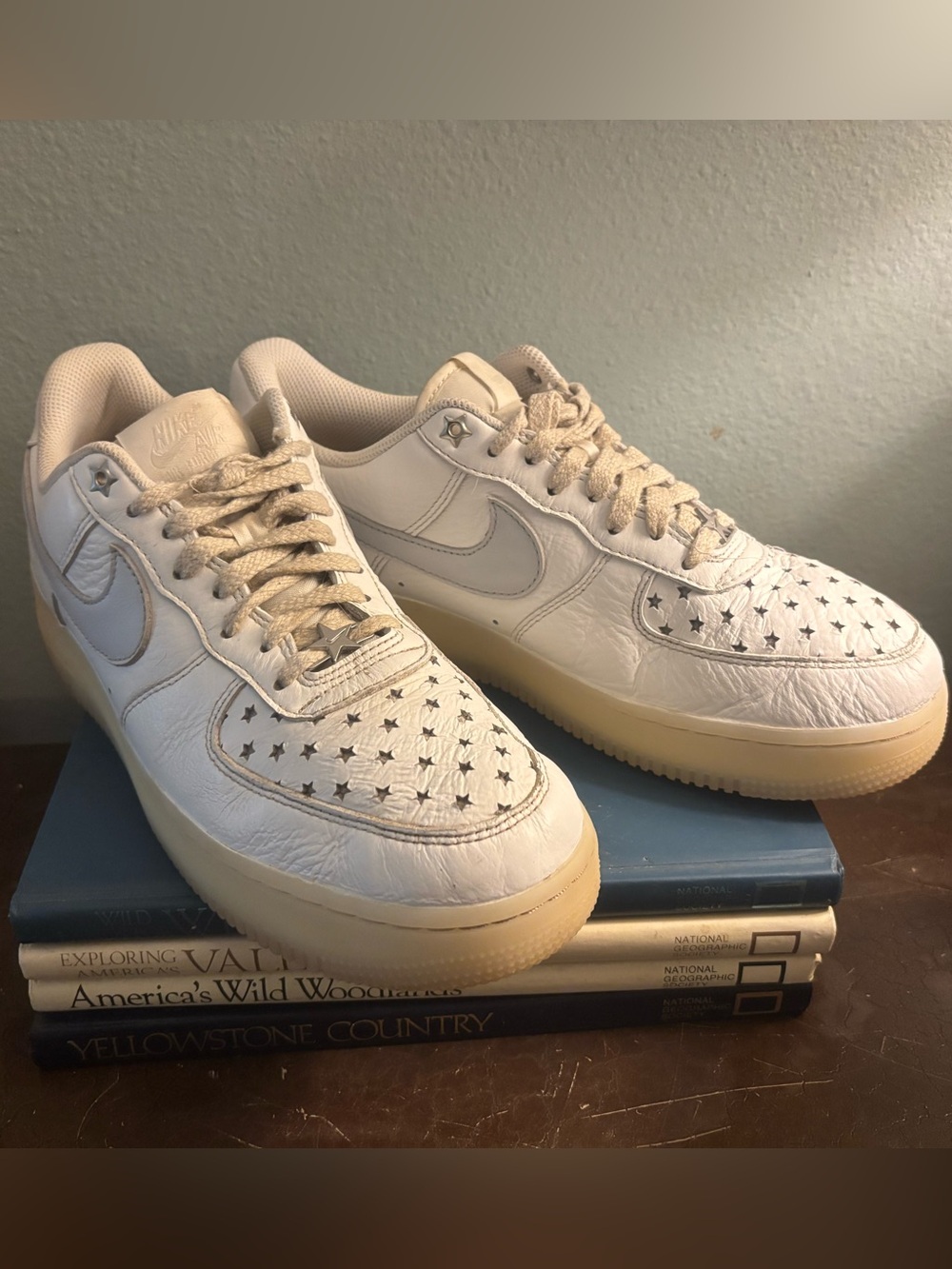 NIKE WOMENS AIR FORCE 1 LO Womens "Starry Night" size 9.5 GUC $75